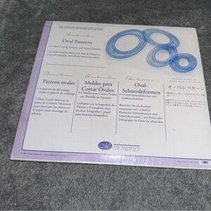 NWT Creative Memories Custom Cutting System Set of 4 Ovals